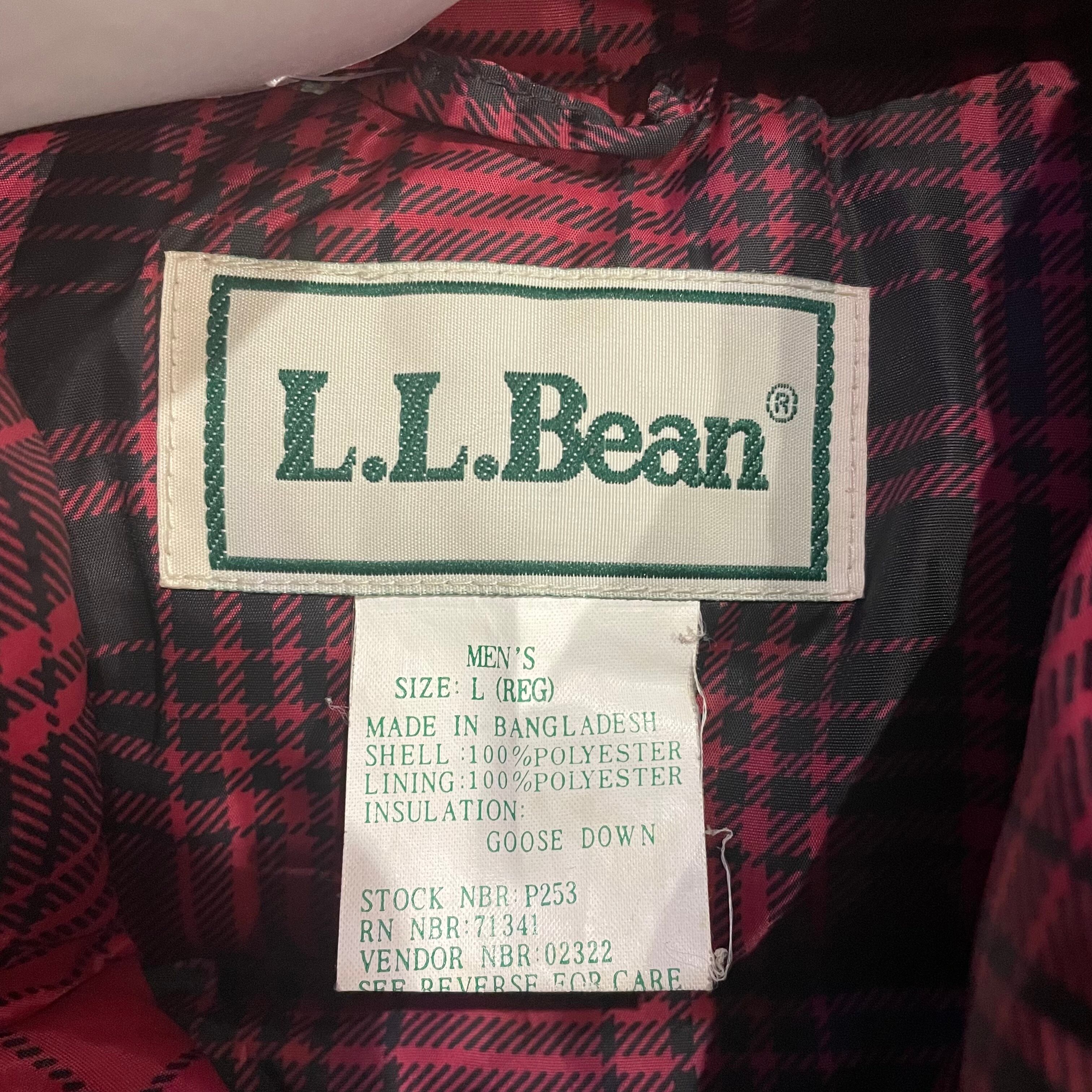 old LL Bean down vest | What