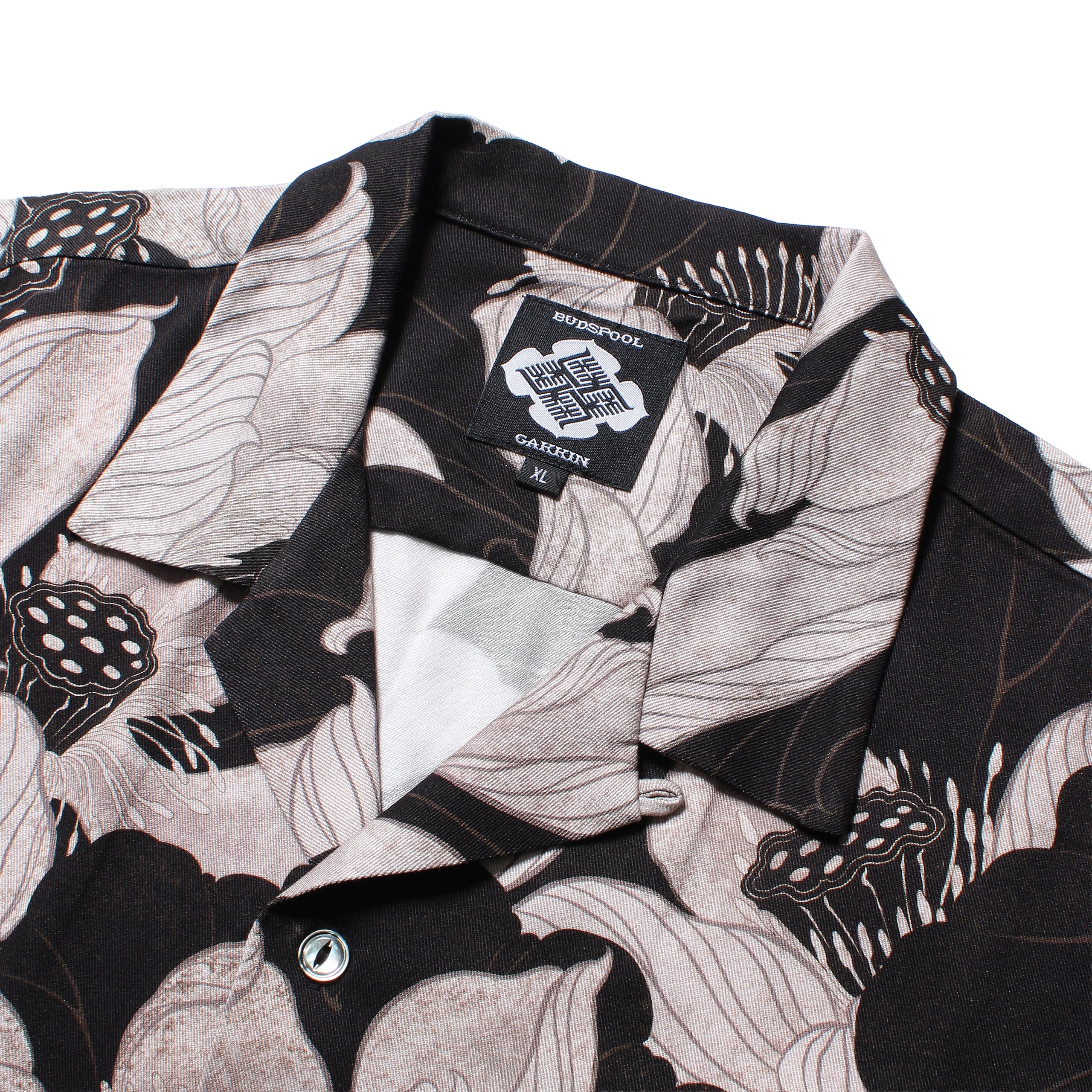 GAKKIN × BUDSPOOL 浮蓮華 L/S HAWAIIAN SHIRT | APHRODITEGANG HOLDINGS