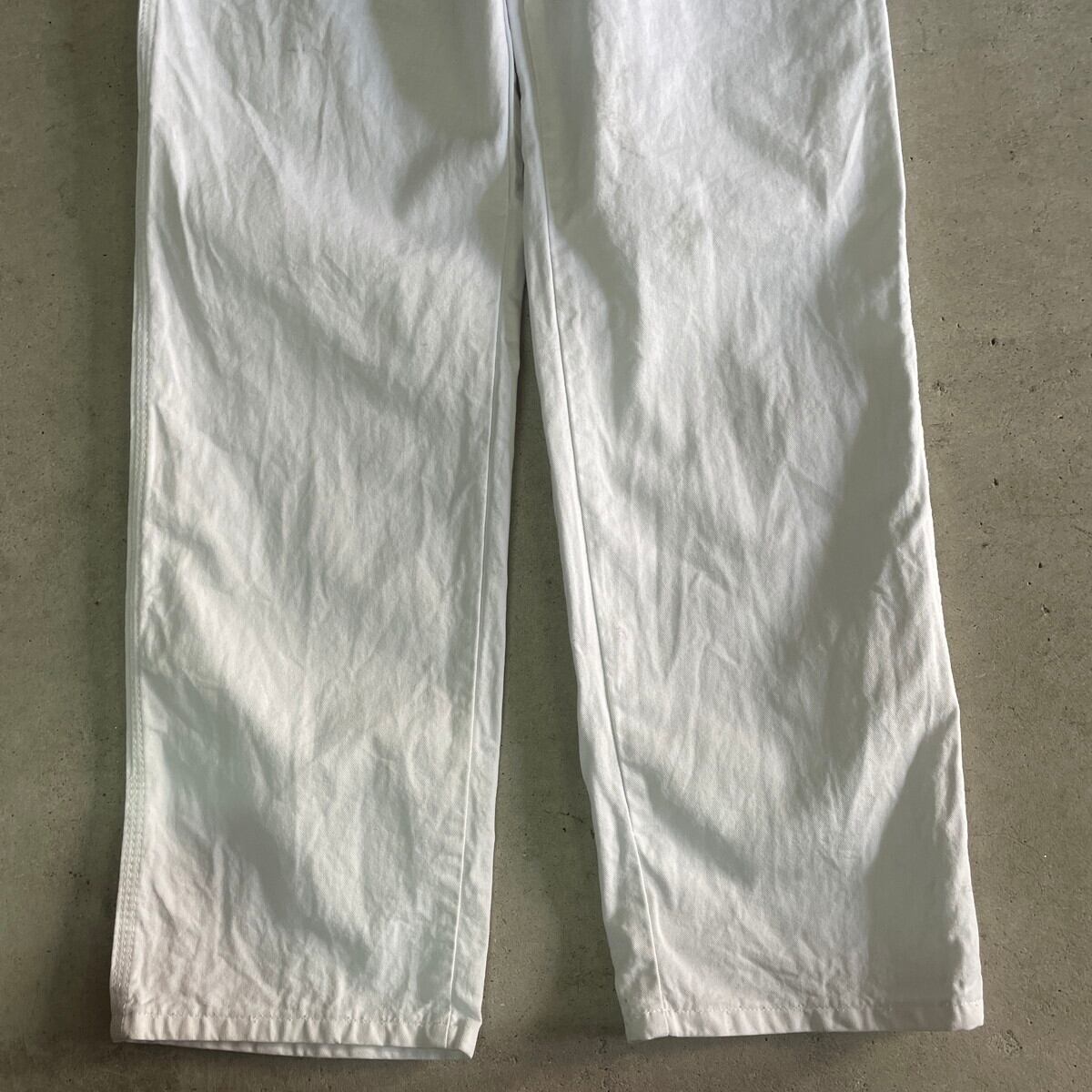 ディッキーズダック地ペインターパンツw30ホワイト白ダック生地古着ワークパンツ ディッキーズダック地ペインターパンツw30ホワイト白ダック生地古着