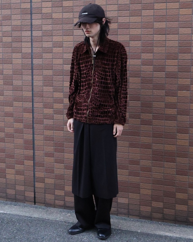 All-over design zip blouson