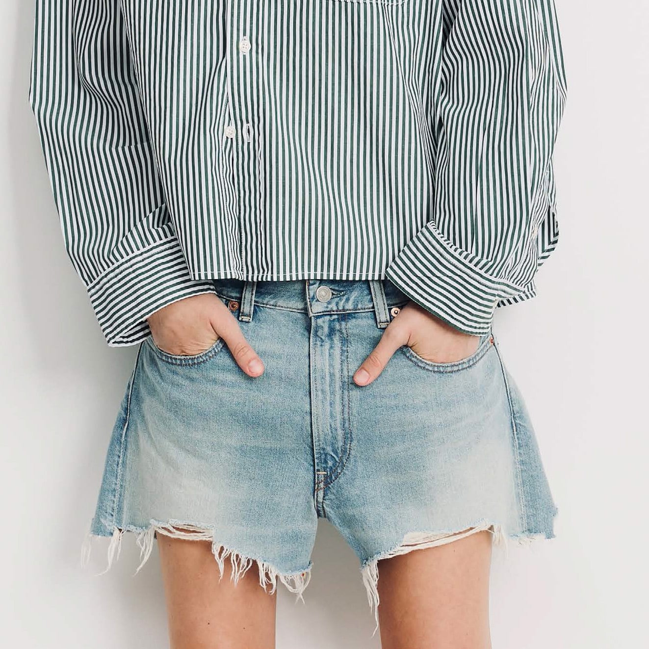 DENIMIST HAISLEY SHORT REED INDIGO