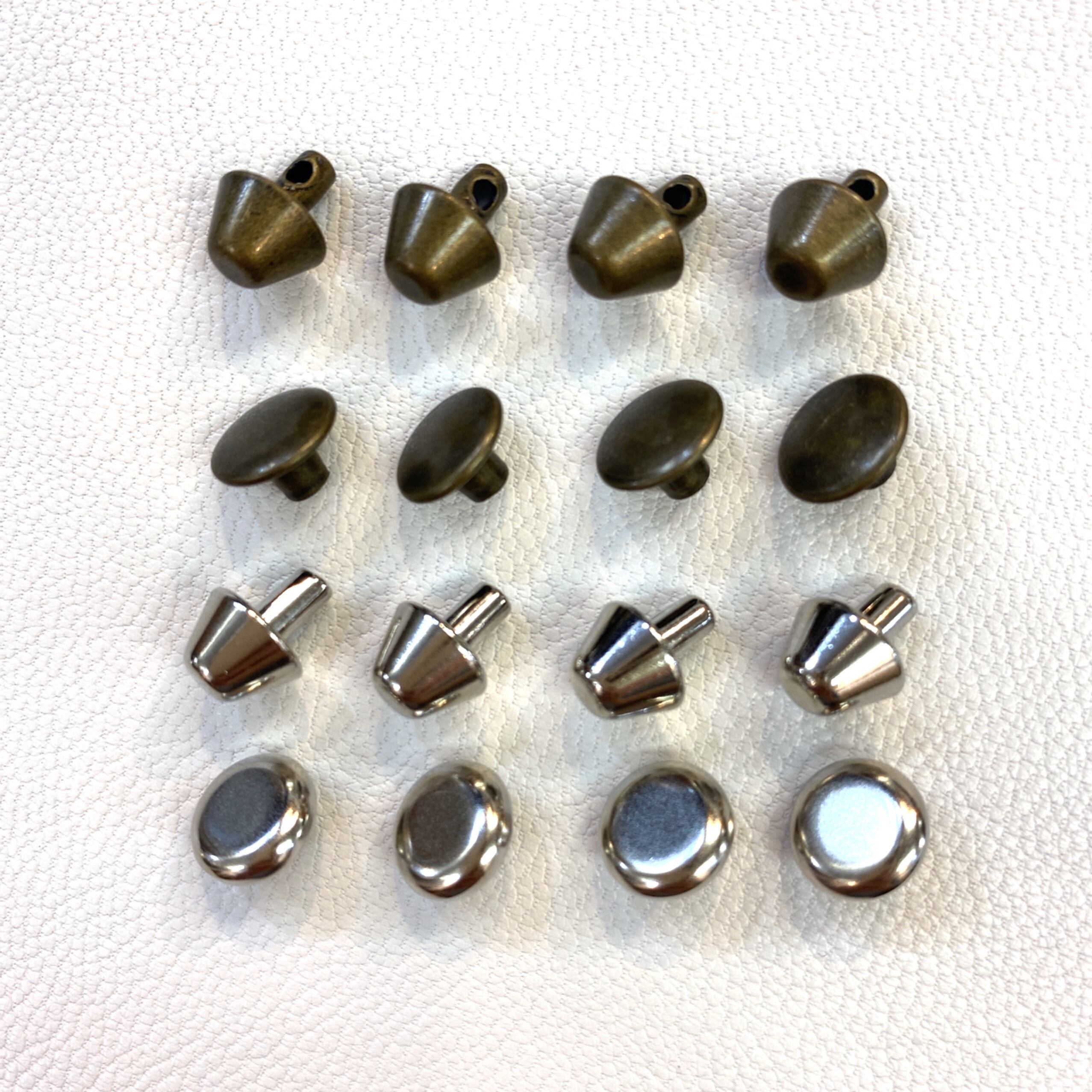 傘型底鋲 頭8mm 足5mm【アンティーク(4セット入り)】JSB-8 | and