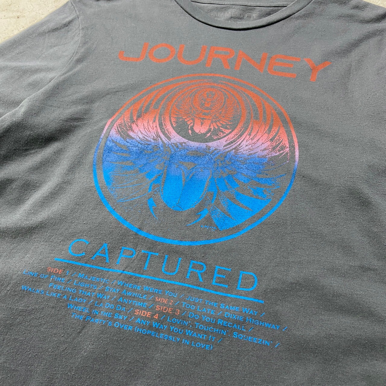 JOURNEY CAPTURED バンドTシャツ ロンT メンズL 古着 ジャーニー バンT 