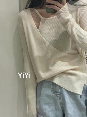 アシンメトリーニット　AJ111-66316