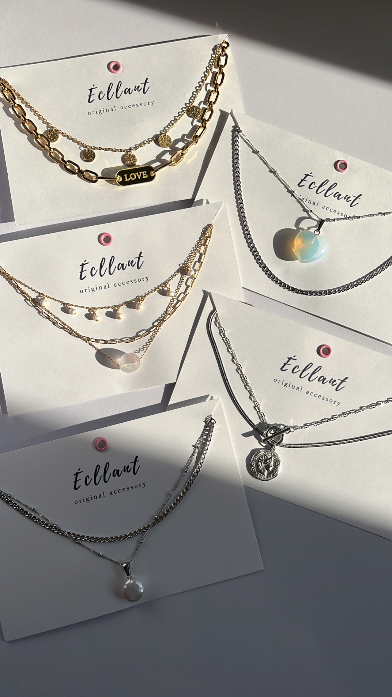 ネックレス重ね付けSET - 03