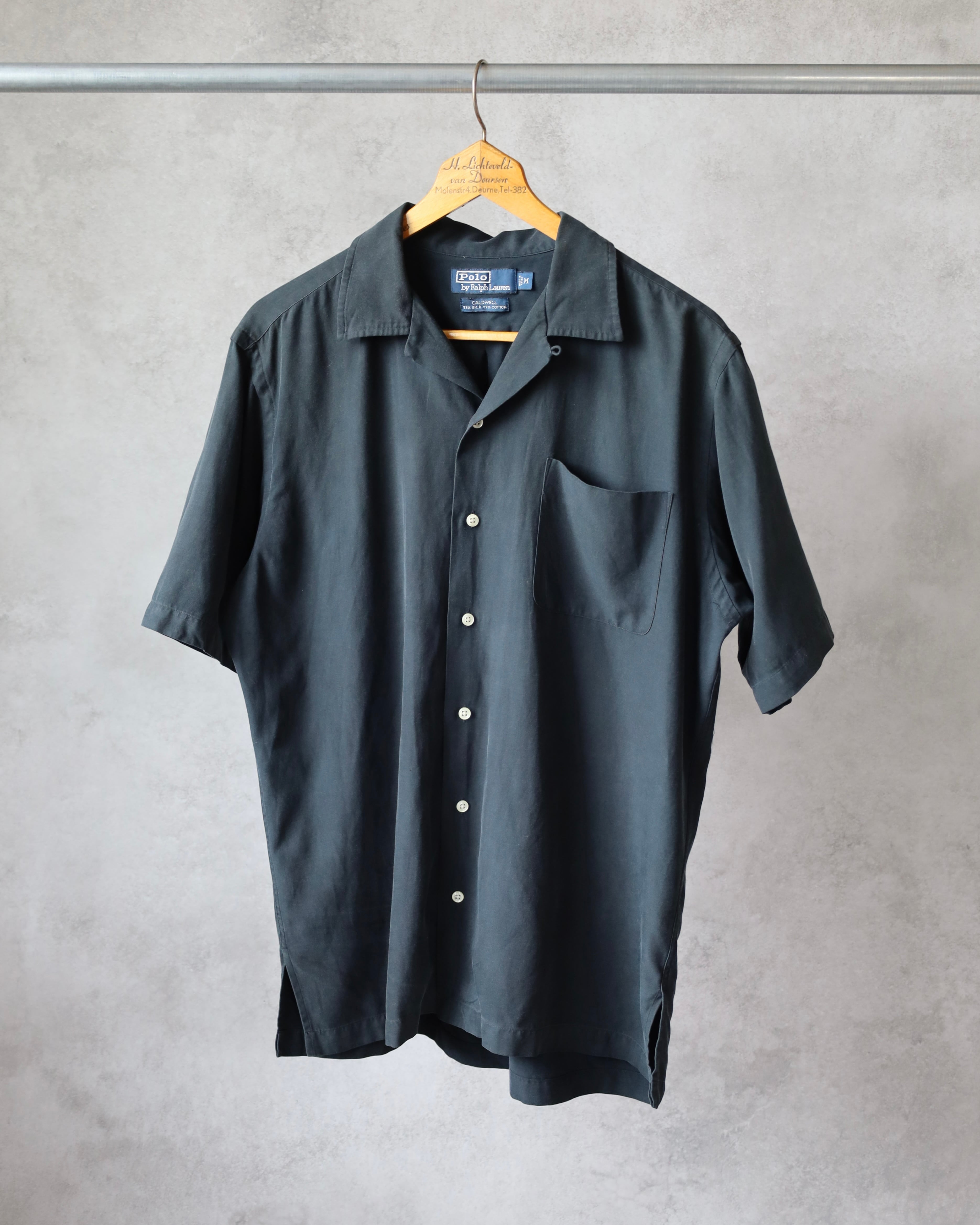 50s Donegal オープンカラー レーヨンシャツ XL | landmark vintage