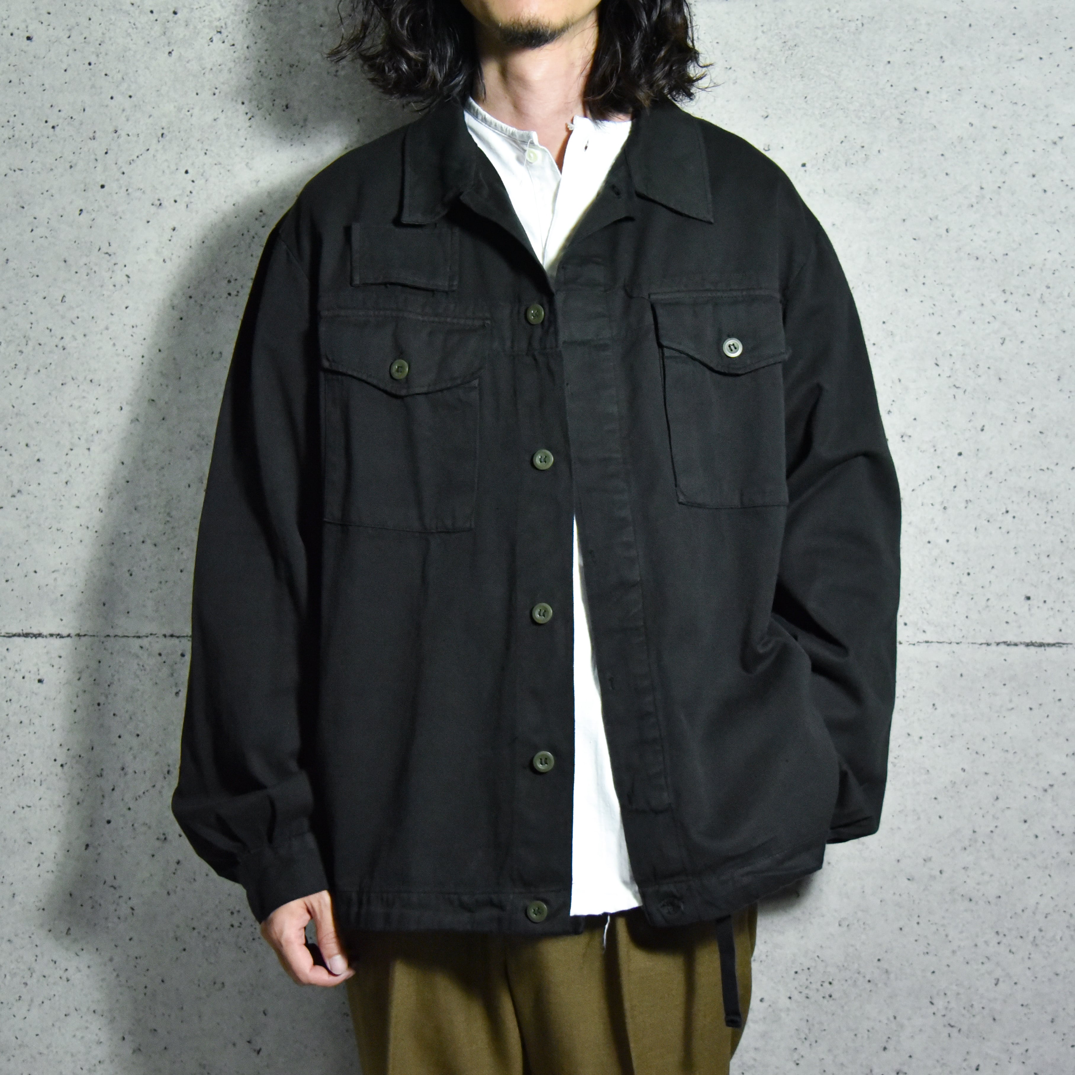 DEAD STOCK】Czech Army Work Jacket チェコ軍 ワーク ジャケット 黒