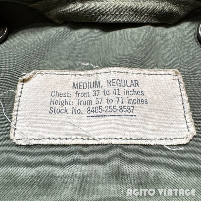 米軍 実物 M1951 フィールドジャケット 海兵隊 USMC(米海兵隊) M-51 Field Jacket, フード付き/1952年/S-R/実物