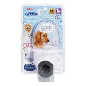 GEX ピュアクリスタル ピュアクリスタル ドリンクディッシュ D サークル・ケージに取り付け 飲みやすい浅皿形状 お手入れ簡単 たれ耳 長毛 犬猫用