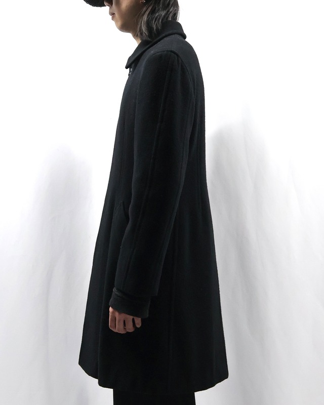【COMME des GARÇONS】wool stand-collor coat