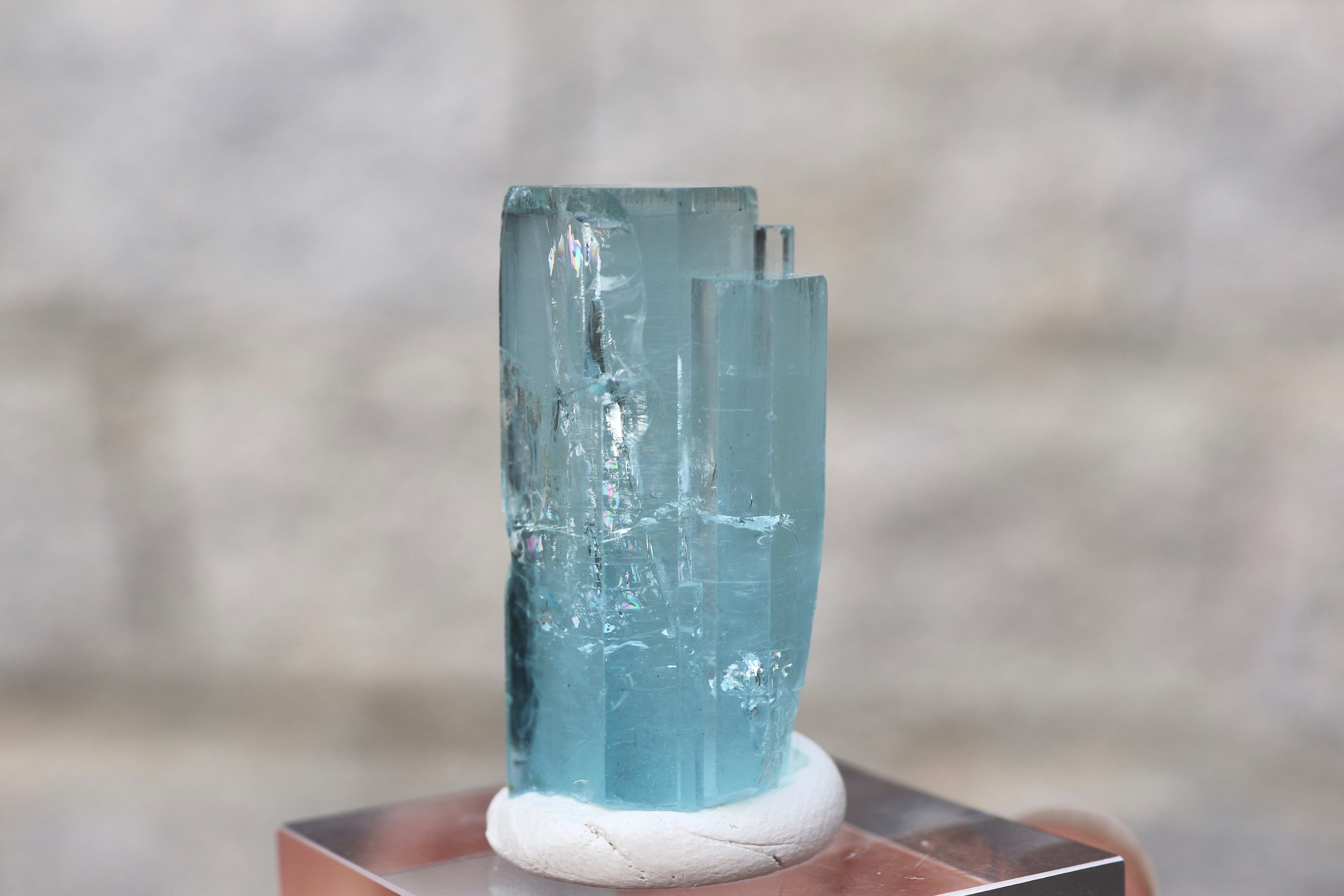 アクアマリン タプレジュン産 虹入り | 石垣島の夜光貝アクセサリーと