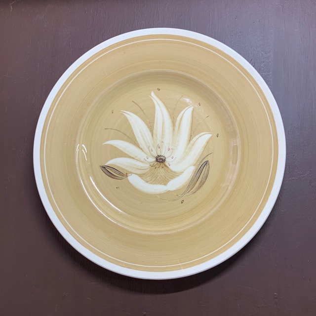 スージークーパー「ウォーターリリー プレート23cm」イギリス製 ヴィンテージ susie cooper