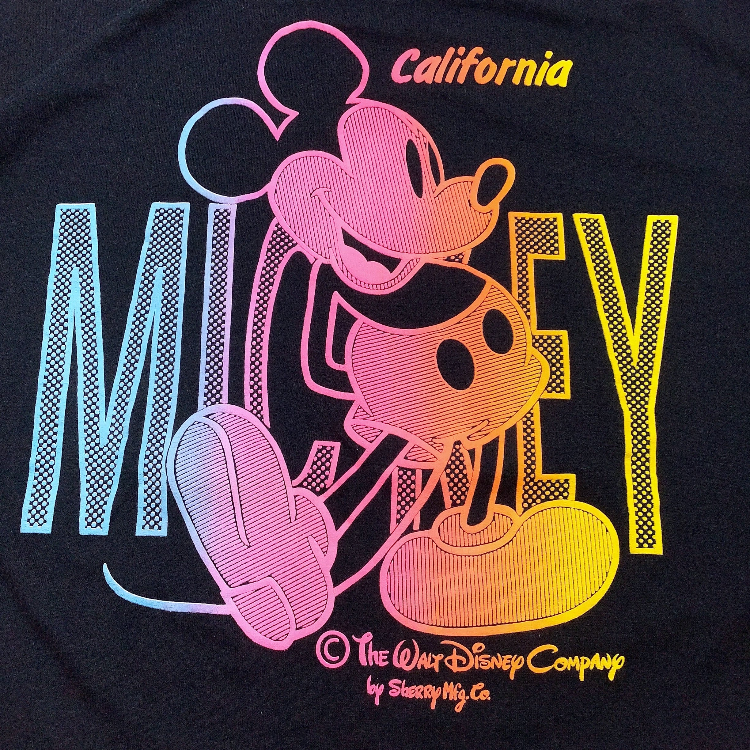 80sヴィンテージ Sherry’s ディズニーオフィシャルTシャツ ミッキー