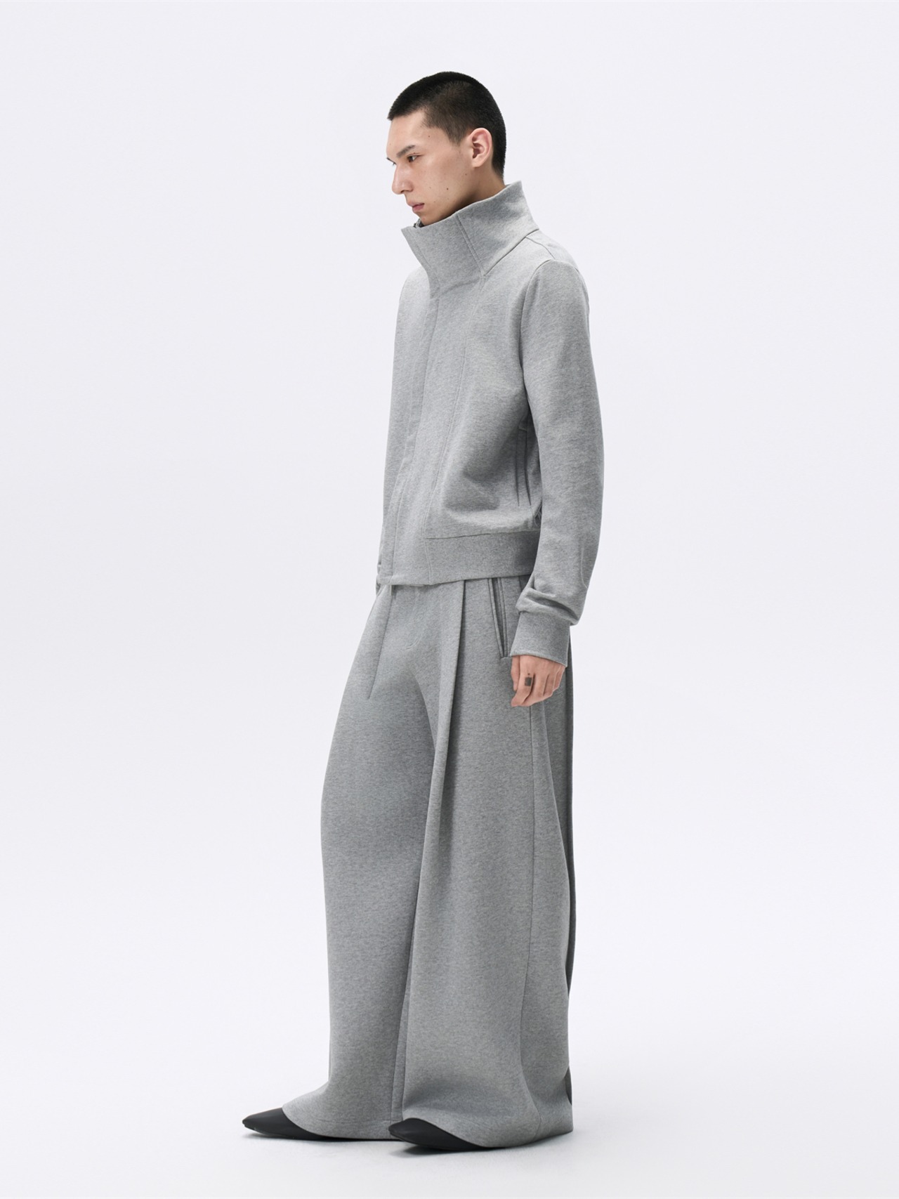 FRKM SCD 25AW ビッグスタンドカラー ショートパーカー