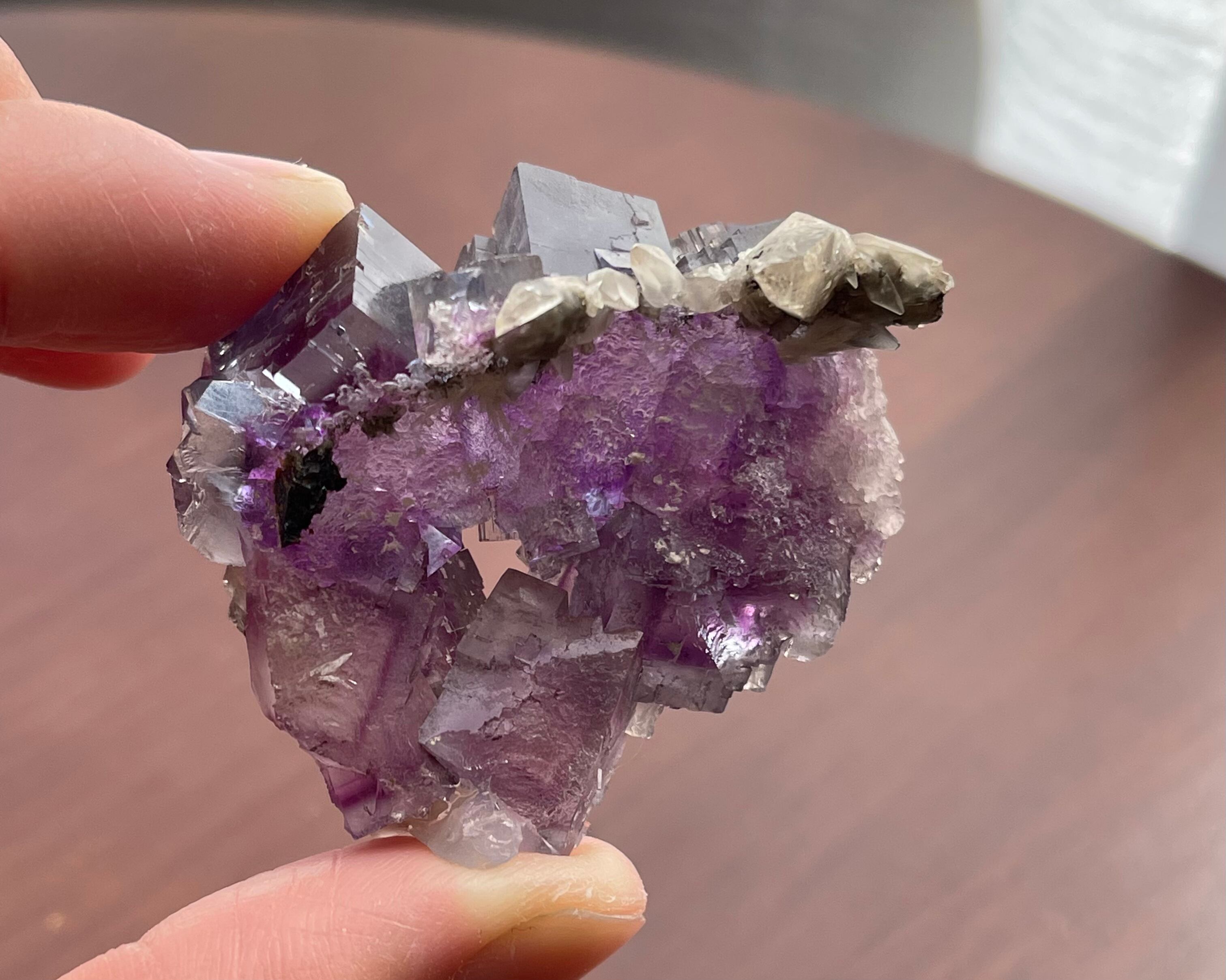 フローライト / カルサイト【Fluorite with Calcite】アメリカ産