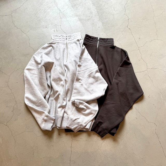 KAPTAIN SUNSHINE  Zipper High Neck Pullover