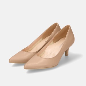 【OT3783】ポインテッドトゥ パンプス：モイストメープル  22.0cm【一部難あり】