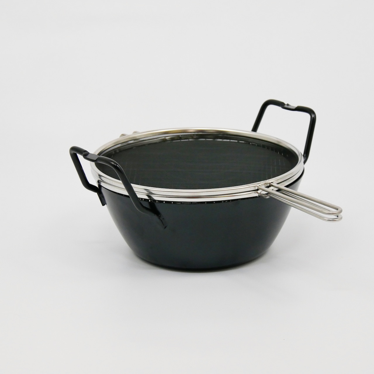 la base | 鉄の揚げ鍋 22cm・画像4
