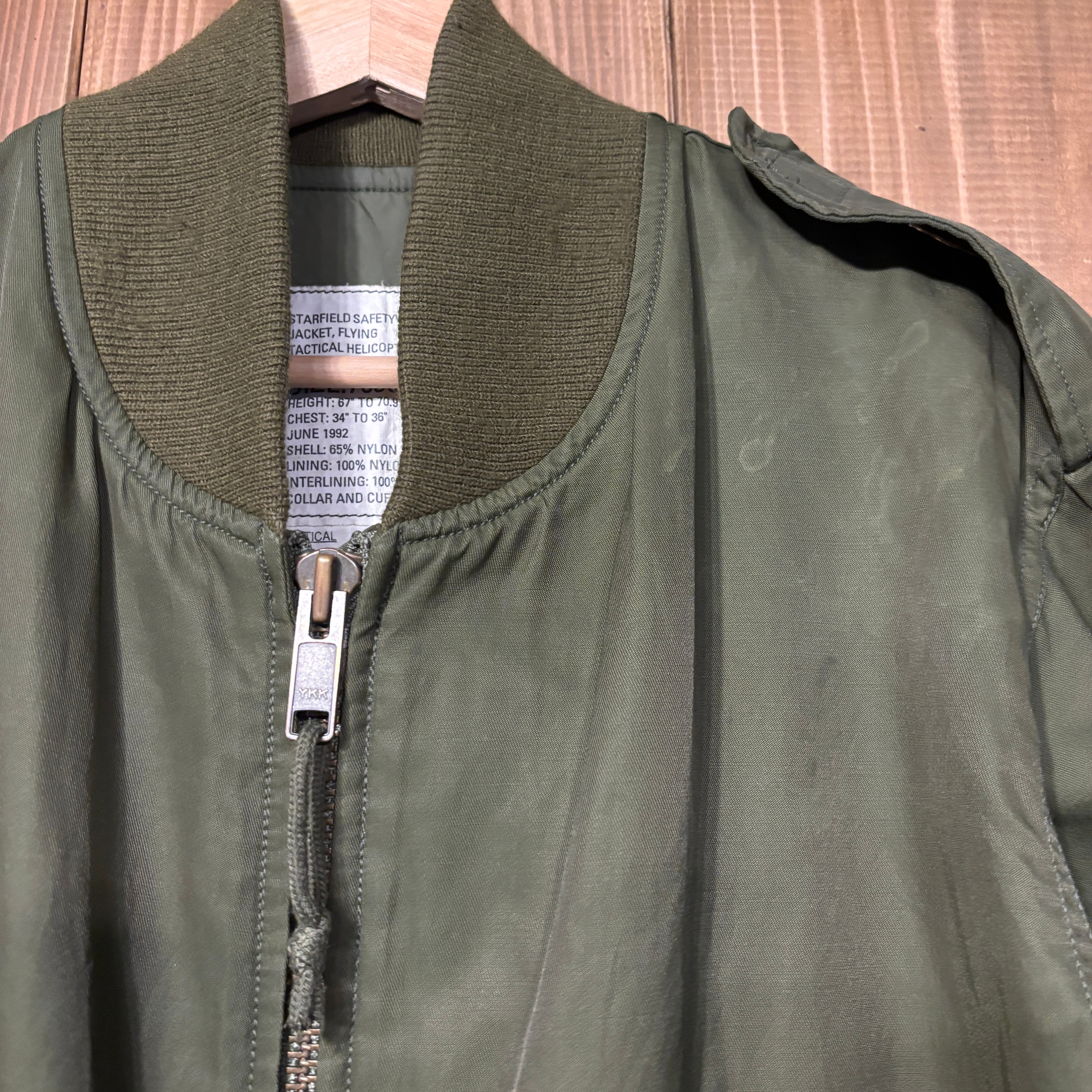 90s カナダ軍 実物 フライトジャケット ヴィンテージ アビエイター