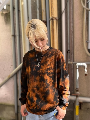 ROLLOVER タイダイ染め ロングスリーブTシャツ Mサイズ