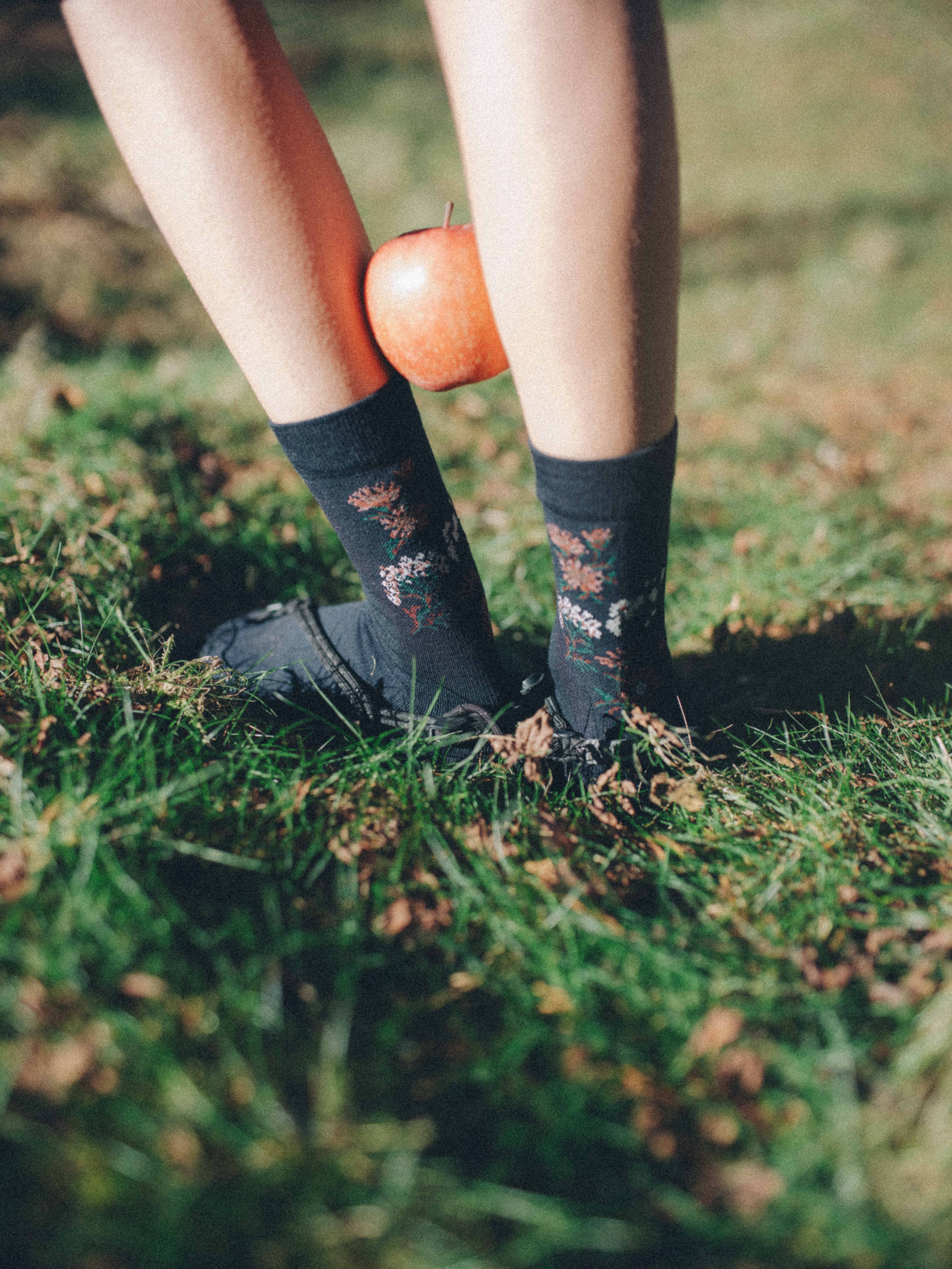 高山植物図鑑 col.navy | l a c e f l o w e r s o c k s