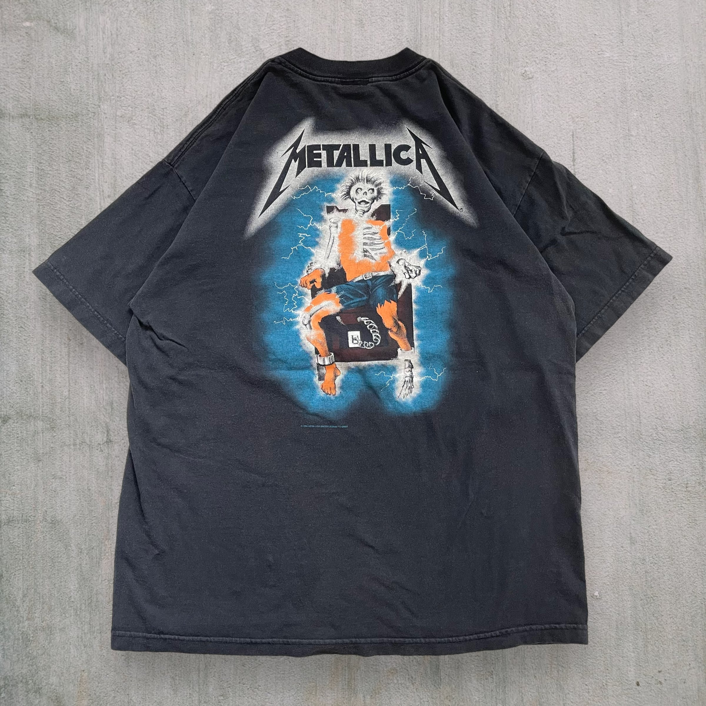 90s , giant , METALLICA “ride the lighting” t-shirt | BaA 90s , giant , METALLICA “ride the lighting” t-shirt | BaA