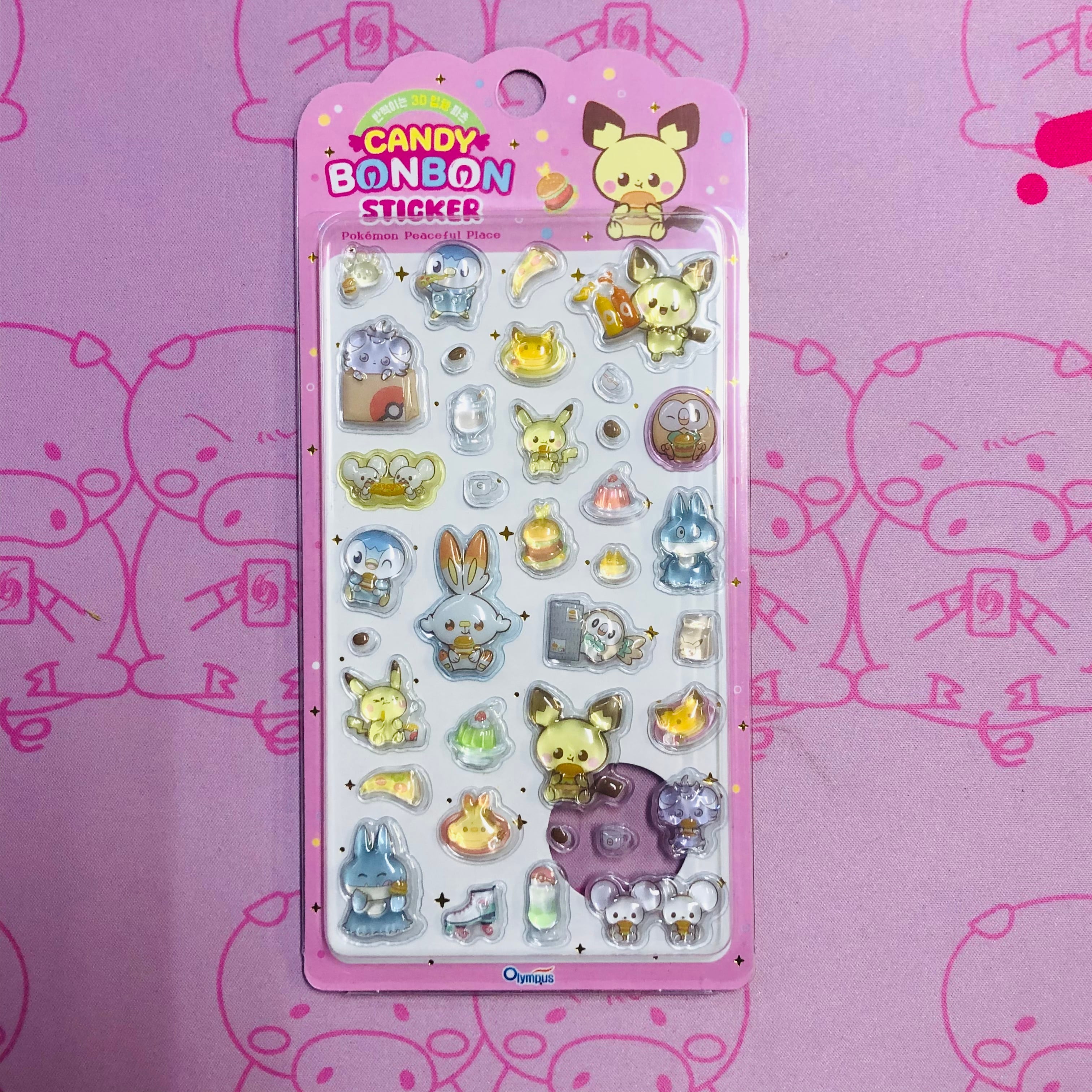CANDY BONBON STICKER POKEMON(未開封