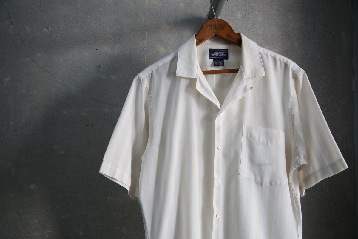 00s【MERVYN'S MENS COLLECTION】S/S Stripe Shirt the Holic vintage clothing