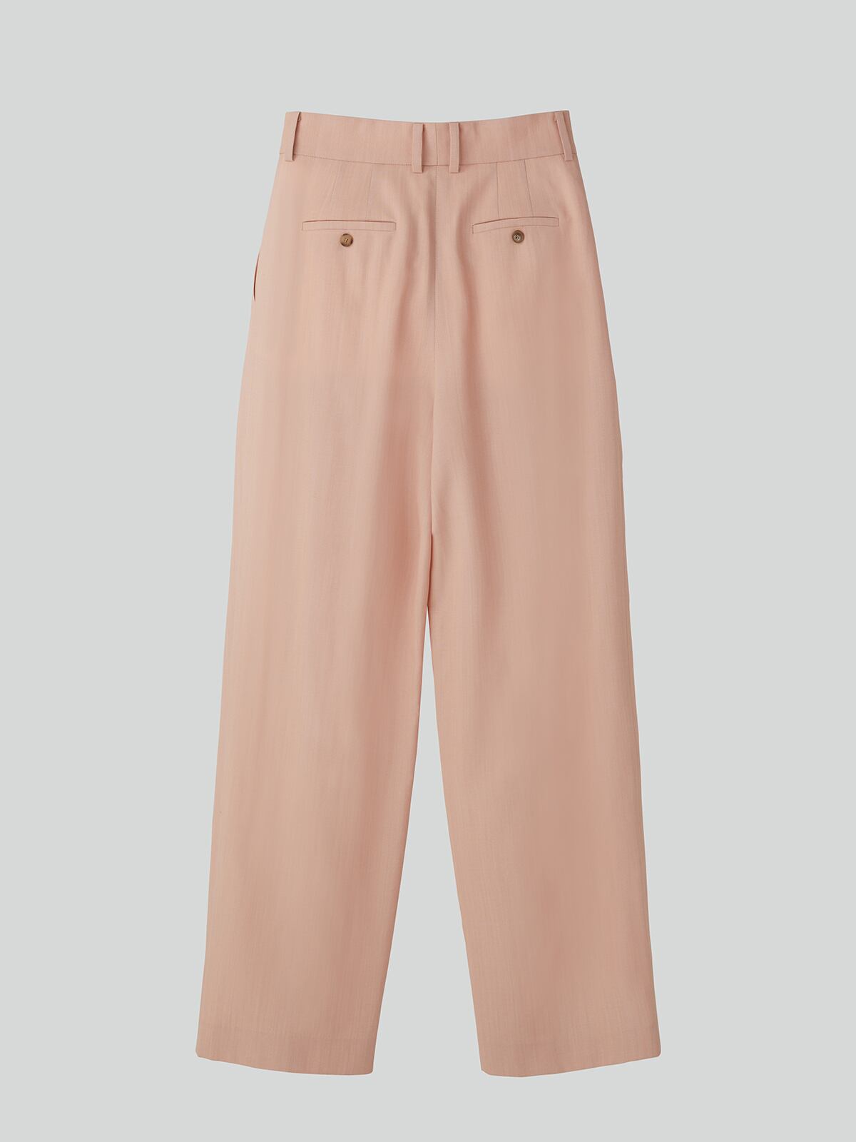 RECTO][WOMEN] DOUBLE PLEATED WIDE PANTS (PEACH) 正規品 韓国