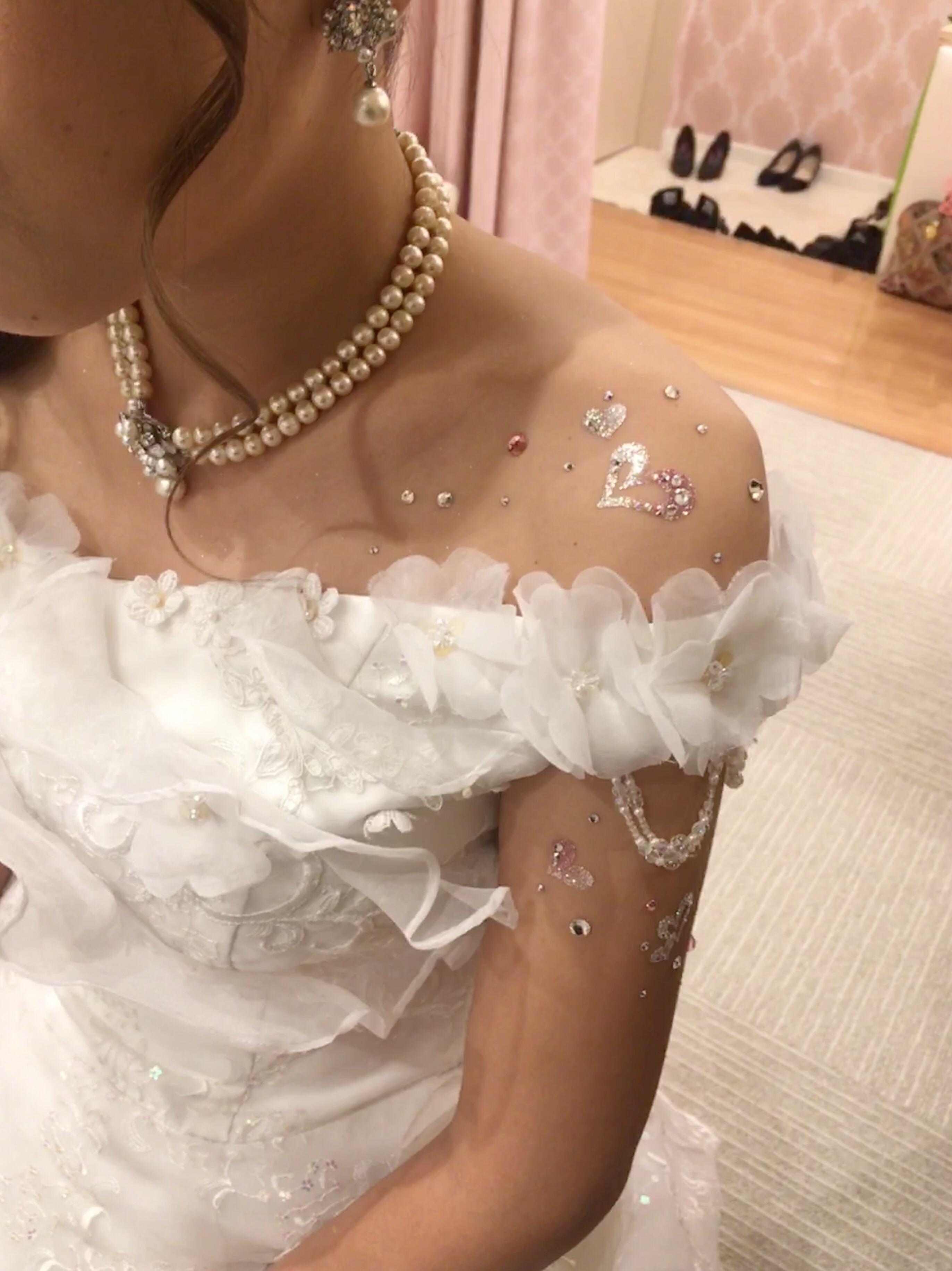 T20エレガントなツタデザインのウェディングアクセサリー＊結婚式 