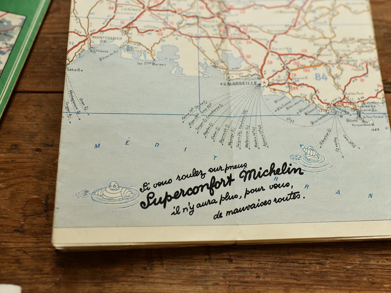 ミシュランの古い地図 #97 ETAT des ROUTES *フランスアンティーク