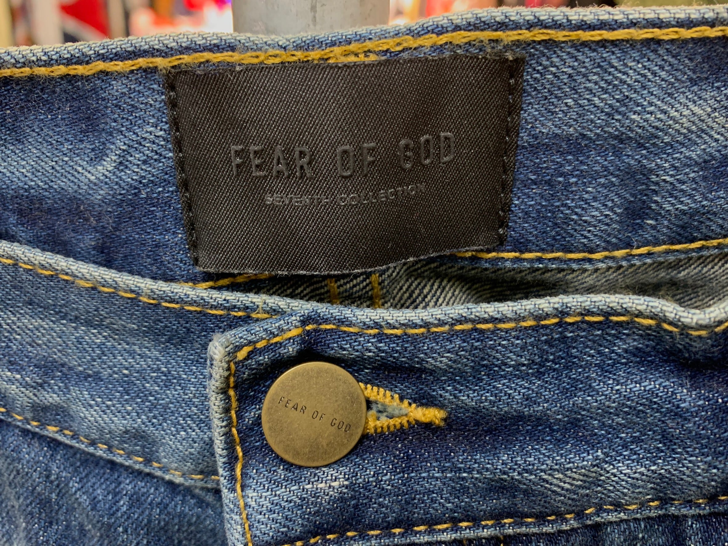 FEAR OF GOD SEVENTH COLLECTION DENIM PANT INDIGO W29 84804 | BRAND 