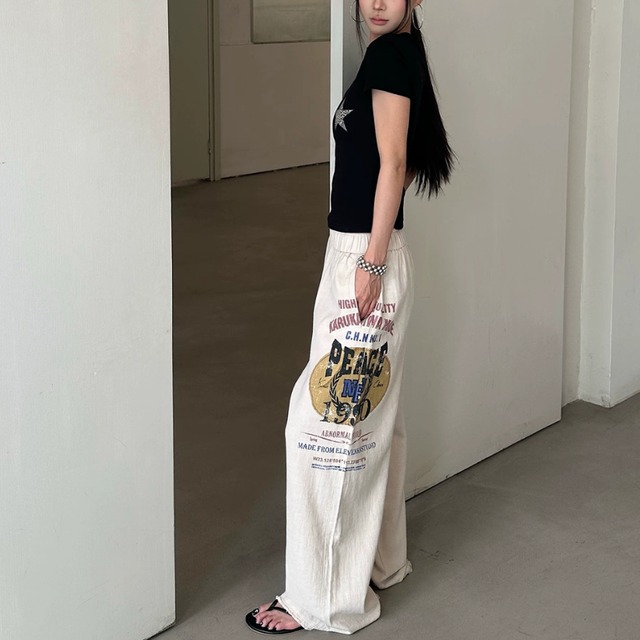 retro graphic pants　レトログラフィックパンツ　J2092