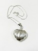 Vintage 925 Silver Perfume Bottle Pendant Necklace Made In Mexico