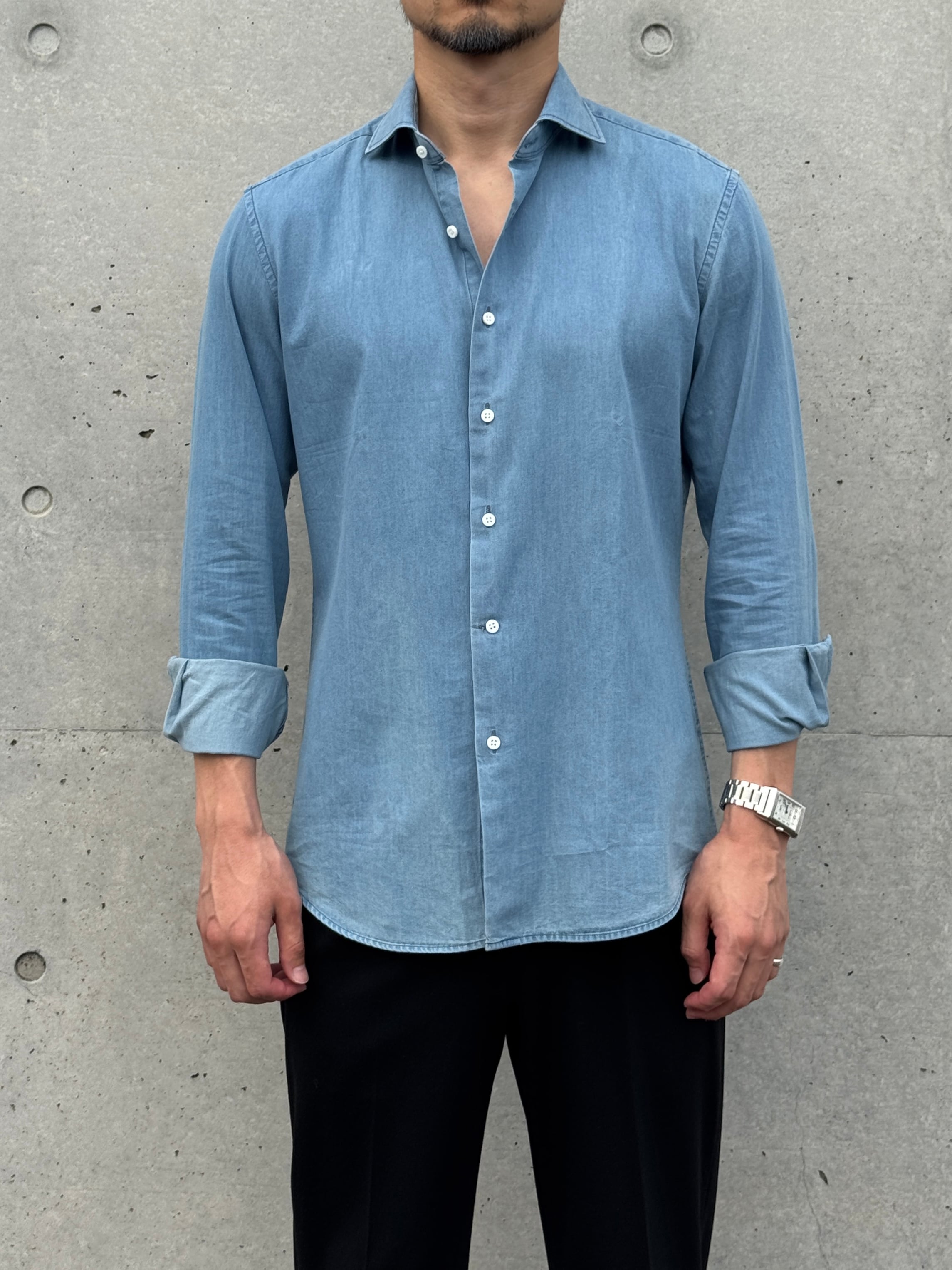 67nowos シャンブレーシャツ シャンブレーシャツ | Wide Range