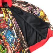 再構築 ロックT ・・ブリーチボンバージャケット ROCK T-SHIRTS MIX BOMBER JACKET【bomber003】
