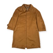 カシミヤ100% GentLaurel ジェントローレル ステンカラーコート L/ベージュ ブラウン メンズ