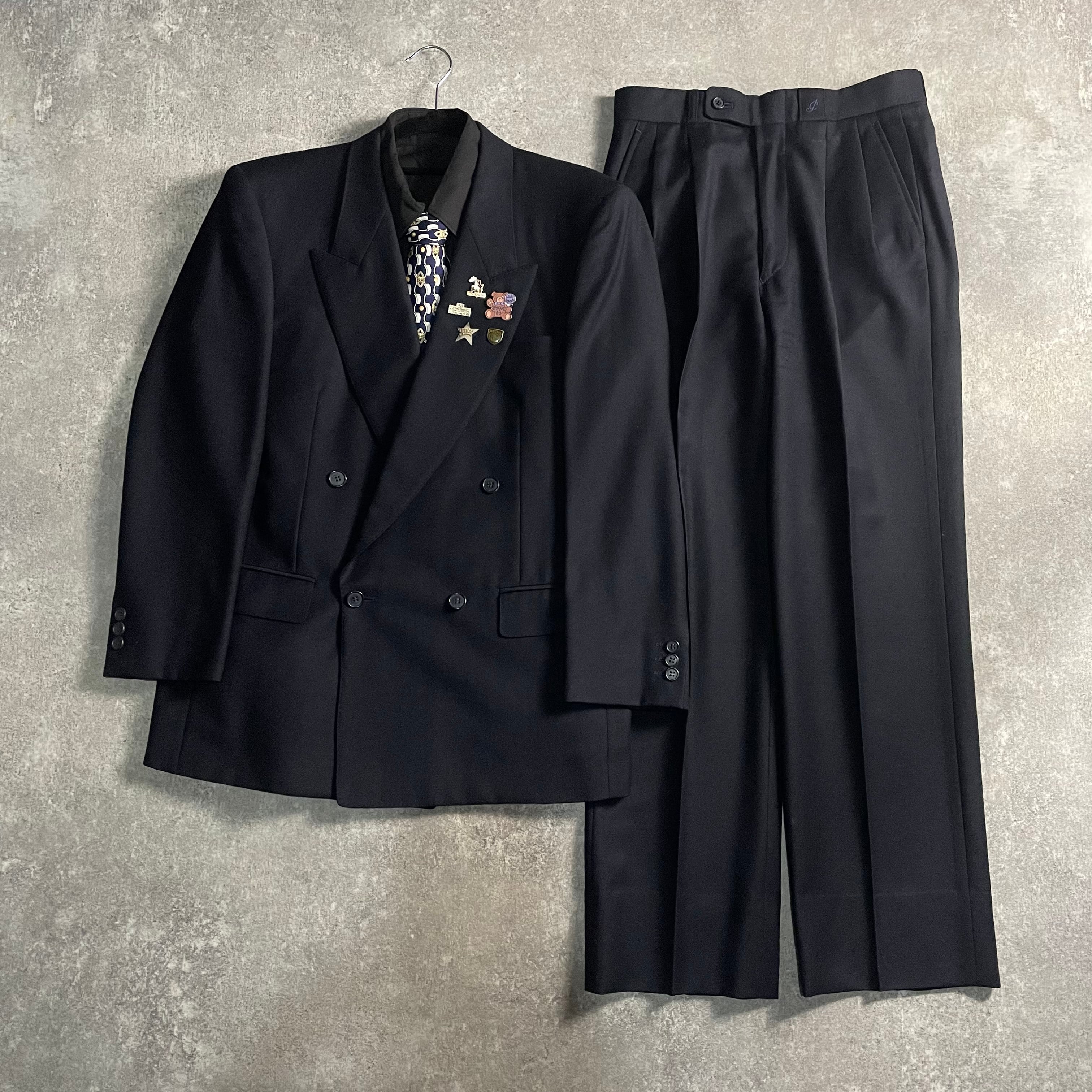 90s vintage レトロセットアップ スーツ ピンズ  No.11 成人式古着屋salone