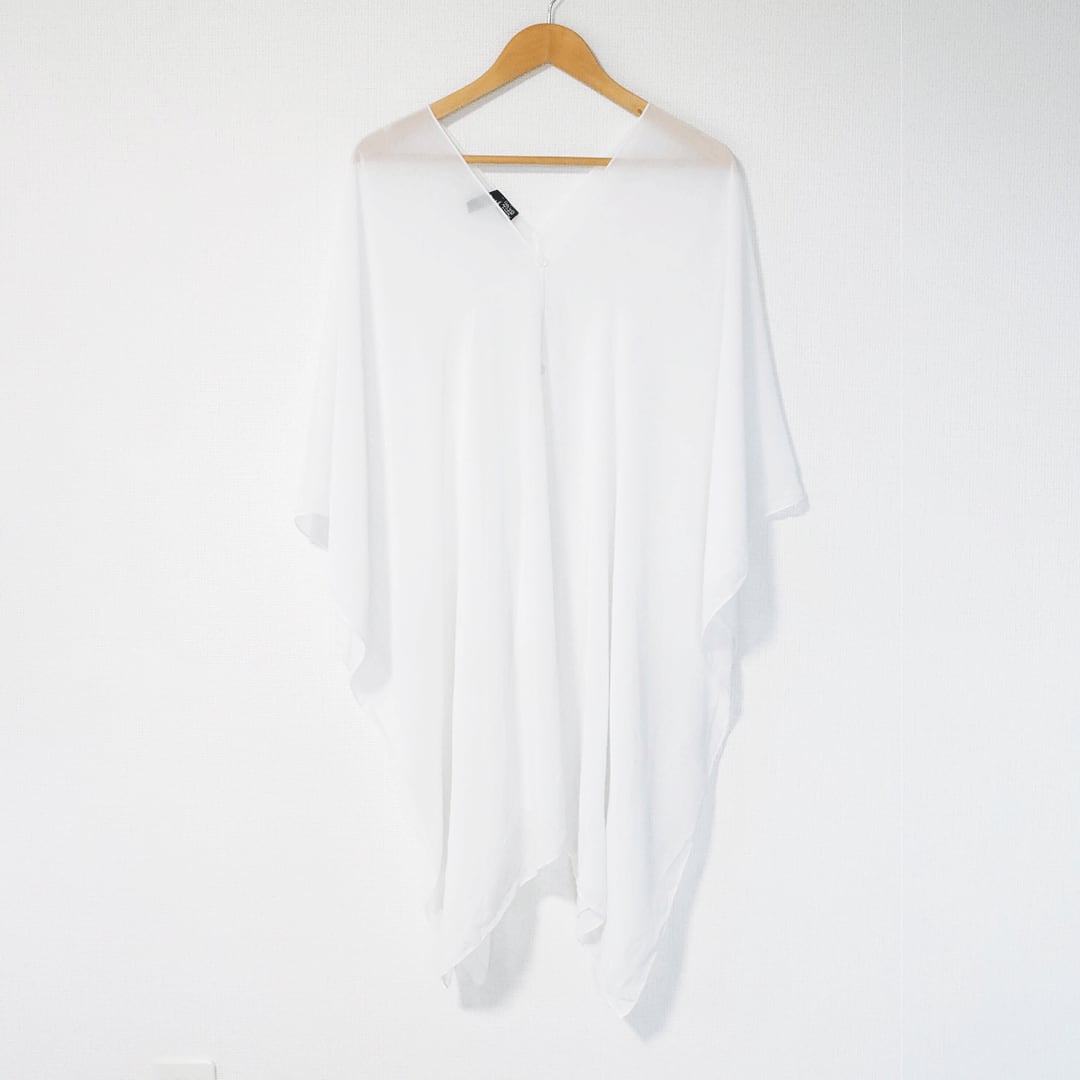 sheer poncho