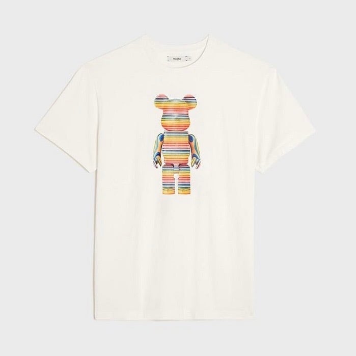 haroshi x pangaia x medicom toy / organic cotton t shirt / be ...