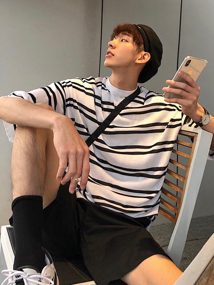 全3色 Tシャツ カットソー ボーダー カジュアル おしゃれ