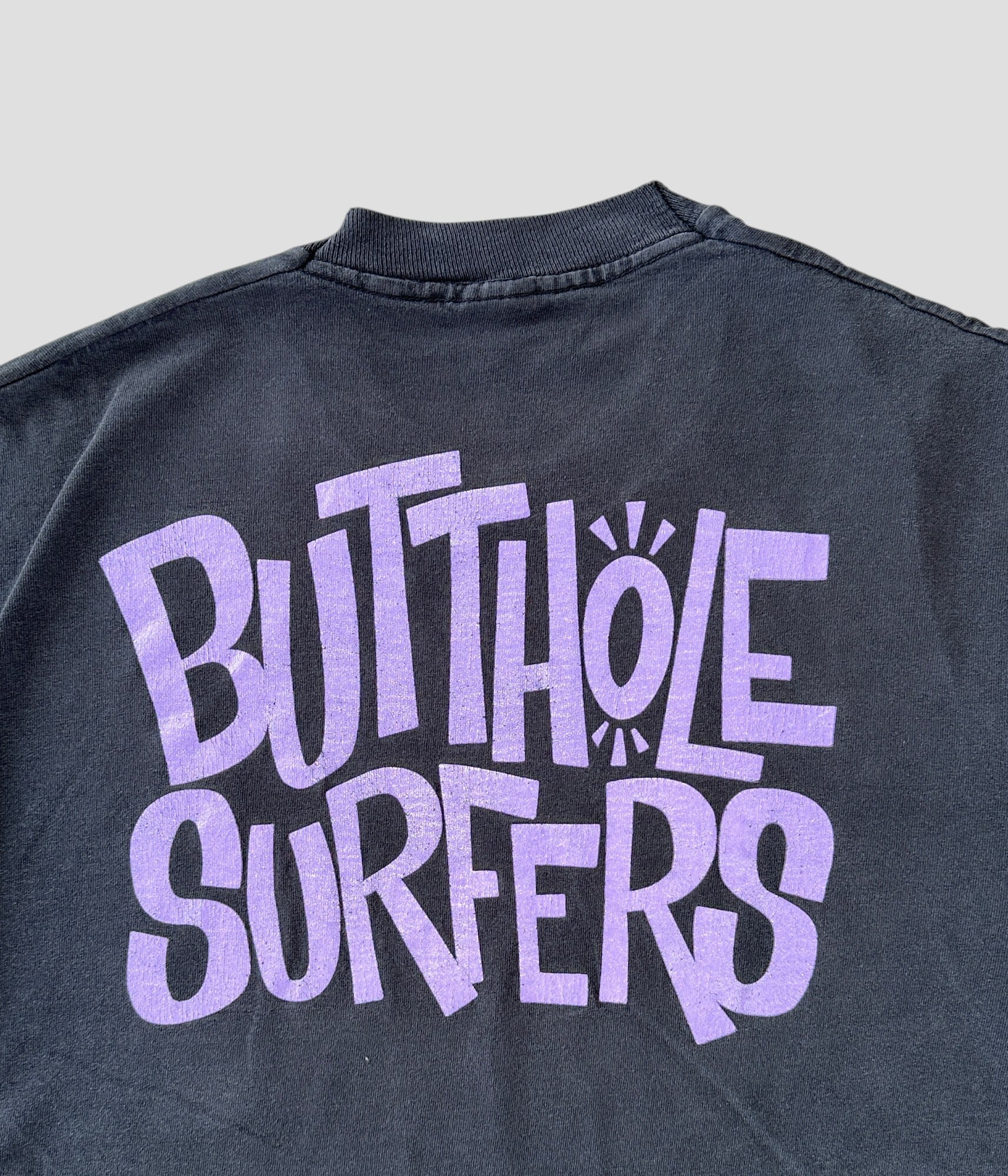 BUTTHOLE SURFERS- Vintage 90s L Print T-shirt made in USA