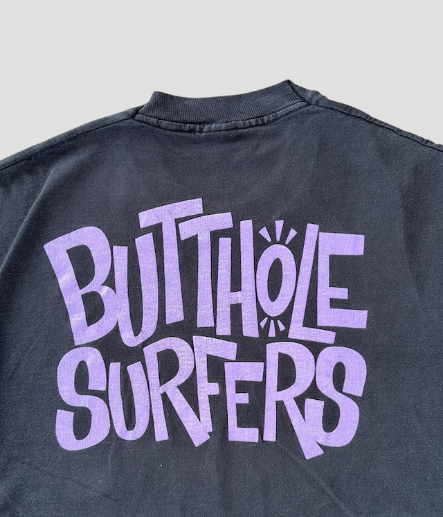 -BUTTHOLE SURFERS- Vintage 90s L Print T-shirt made in USA