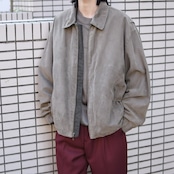 Gary Player fake suede blouson greige