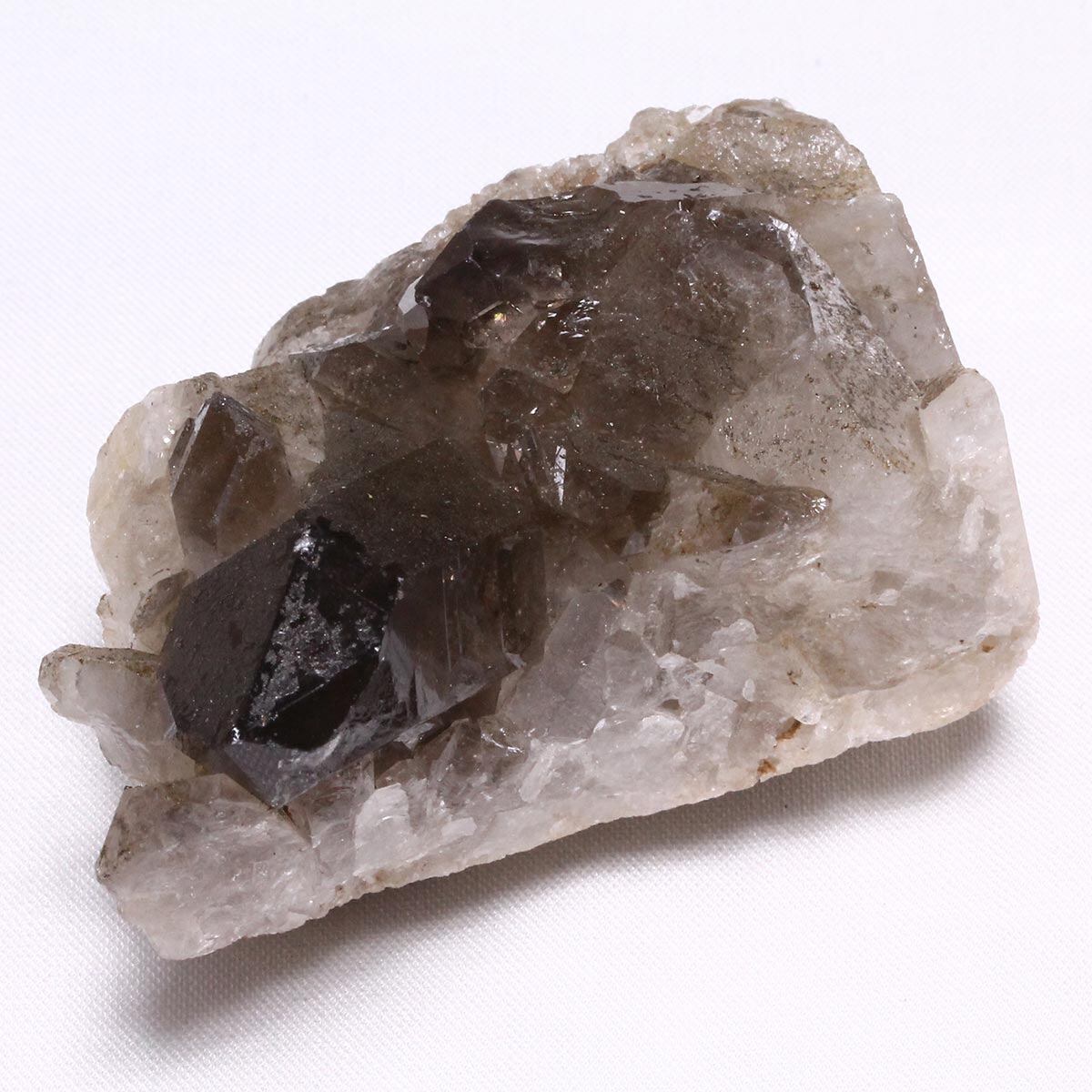 スモーキークォーツ クラスター ブラジル産 スモーキークォーツ 煙水晶 原石 一点物 272-320