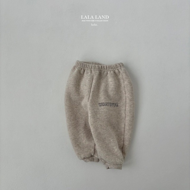 予約⌇LALALAND / (bebe) snow ribbed pants