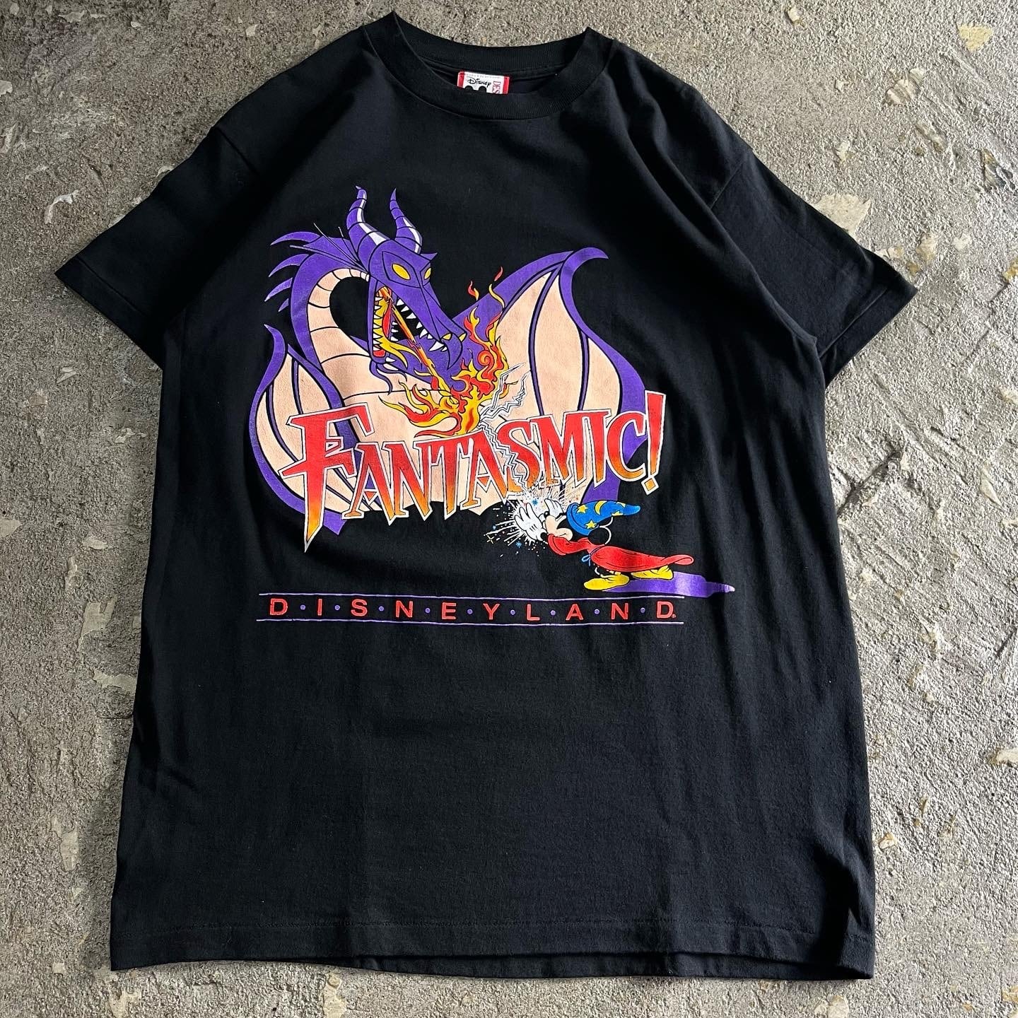 Disney mickey 90s fantasmic Tシャツ タイダイ XL | ヤマダウェブコム