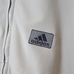 90s adidas ベロアトラックジャケット ラグラン 黒×ベージュ アディダス
