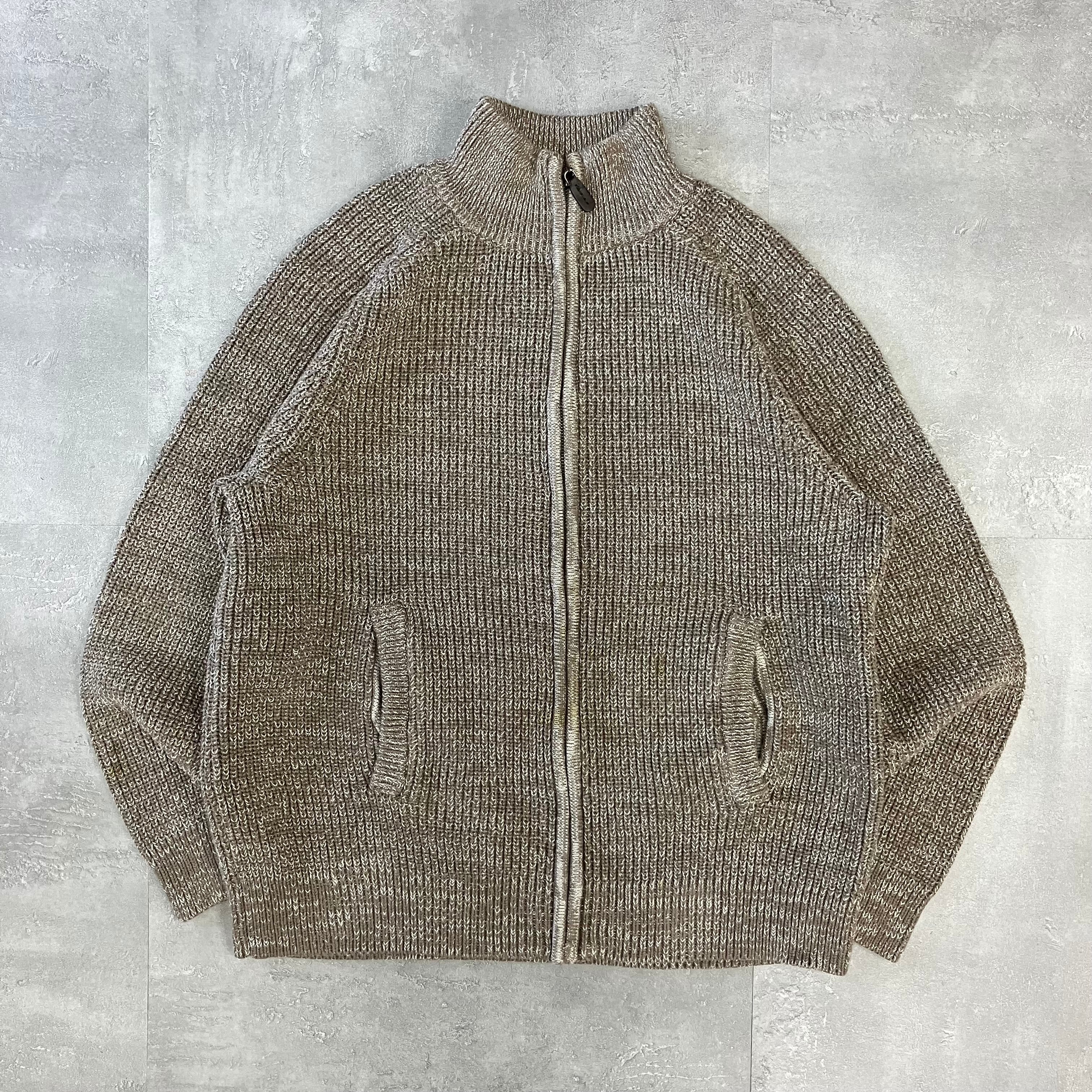 L.L.Bean 00s コットンニット フルジップ No.1650