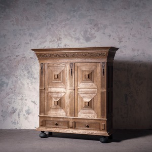 キャビネット/アンティーク/収納家具/剥離家具/オーク/オランダ製/空間装飾/ディスプレイ/店舗什器